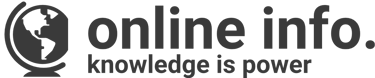 Online info. logo
