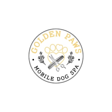 Golden Paws Mobile Dog Spa logo