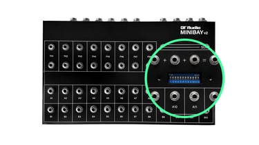 MINIBAY V2 patch bay - normalling switches