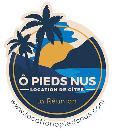 Location Ô PIEDS NUS La Réunion logo