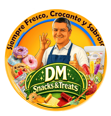 DM Snacks and Treats logo