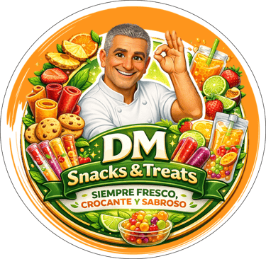 DM Snacks and Treats logo