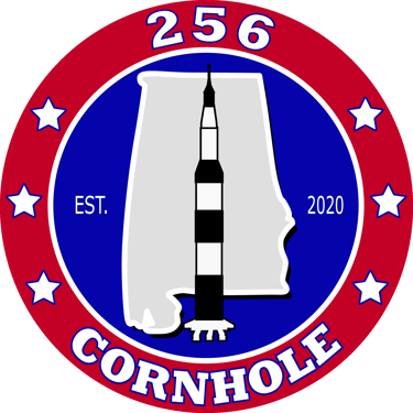 256 Cornhole logo