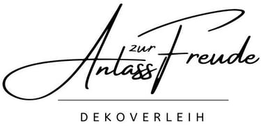 Anlass zur Freude | Dekoverleih logo