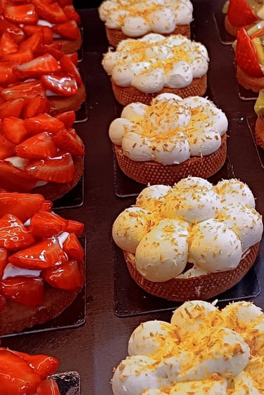 Pâtisseries sur place ou à emporter, gourmand, moderne et savoureux. Paris 11ème. Façon Des Boulangers.