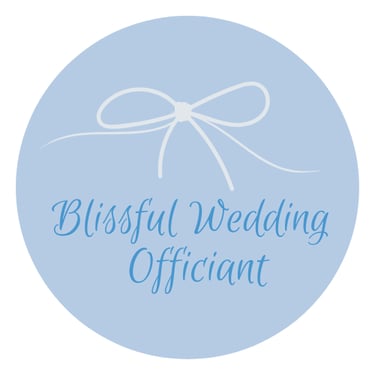 Blissful Wedding Officiant logo