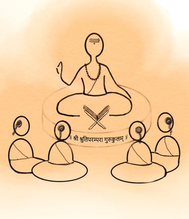 Sri Shruti Parampara Gurukulam logo