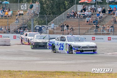 Harrison Burton at the Portland International Raceway for the Pacific Office Automation 147 on August 30th, 2025
