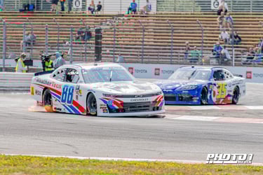 Connor Zilisch at the Portland International Raceway for the Pacific Office Automation 147 on August 30th, 2025