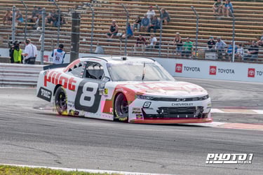 Sammy Smith at the Portland International Raceway for the Pacific Office Automation 147 on August 30th, 2025