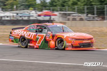 Justin Allgaier at the Portland International Raceway for the Pacific Office Automation 147 on August 30th, 2025
