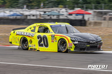 Brandon Jones at the Portland International Raceway for the Pacific Office Automation 147 on August 30th, 2025