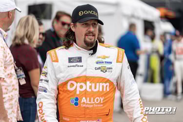 Josh Williams at the Portland International Raceway for the Pacific Office Automation 147 on August 30th, 2025