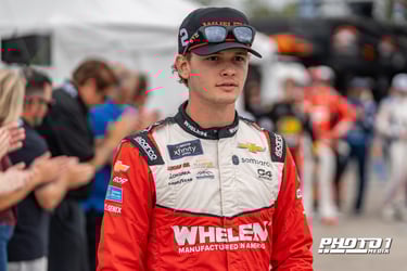 Jesse Love at the Portland International Raceway for the Pacific Office Automation 147 on August 30th, 2025