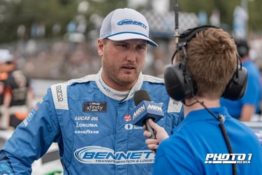 Austin Hill at the Portland International Raceway for the Pacific Office Automation 147 on August 30th, 2025