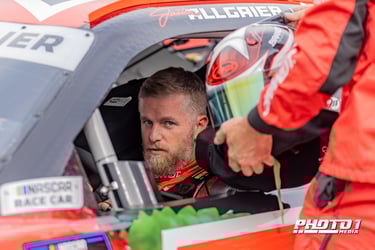 Justin Allgaier at the Portland International Raceway for the Pacific Office Automation 147 on August 30th, 2025