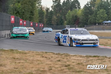 Harrison Burton at the Portland International Raceway for the Pacific Office Automation 147 on August 30th, 2025