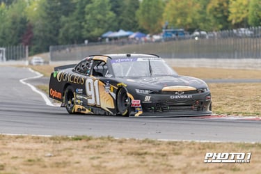 Josh Williams at the Portland International Raceway for the Pacific Office Automation 147 on August 30th, 2025
