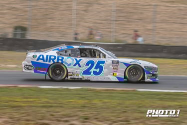 Harrison Burton at the Portland International Raceway for the Pacific Office Automation 147 on August 30th, 2025