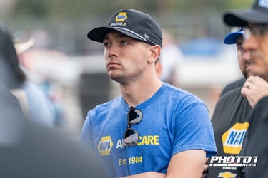 Christian Eckes at the Portland International Raceway for the Portland 112 on August 29th, 2025