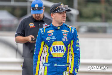 Christian Eckes at the Portland International Raceway for the Portland 112 on August 29th, 2025