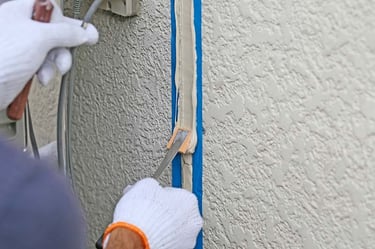 Traitement d'une fissure en façade à Lattes (34)