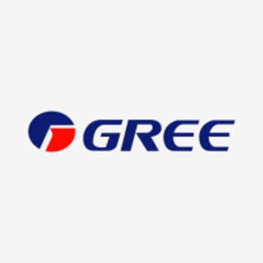 Logo da Gree, fabricante de ar-condicionado. A3 Engenharia é credenciada.