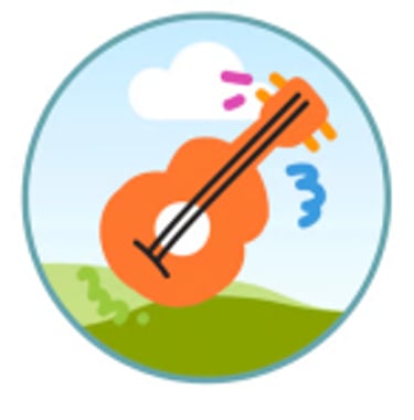 Online guitar tuner logo