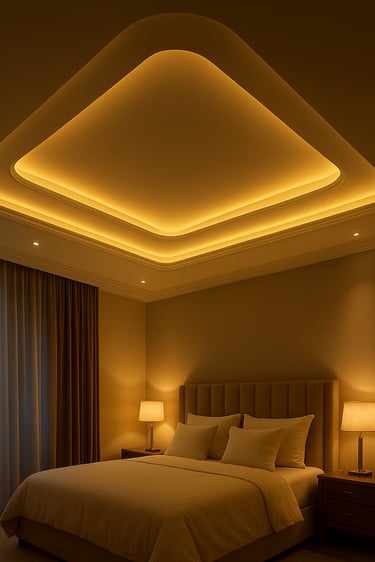 Bedroom Lighting Design by Unid 1