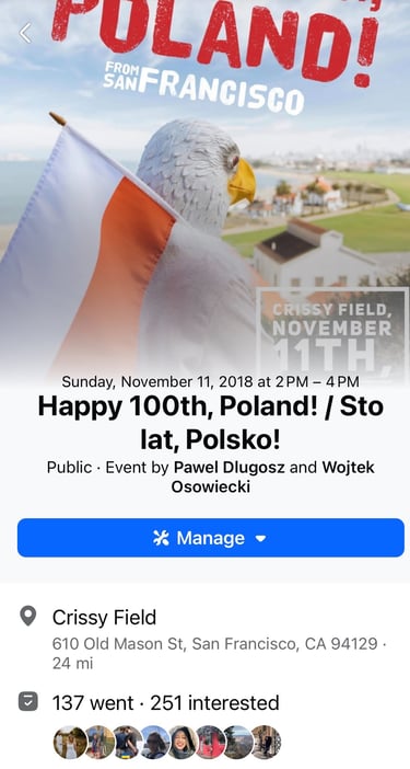Happy100thPoland Facebook Event
