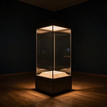 a man riding a skateboard down a street next to tall buildings