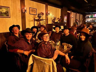 Country Experience with friends for my birthday at Moonshine Saloon in Valley, Brisbane - party hire by SweetAz Co.