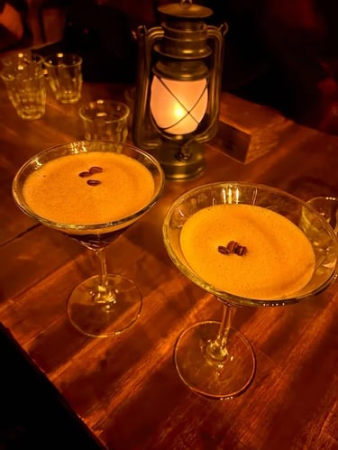 June Birthday cocktail ready at Moonshine Saloon in Valley, Brisbane - party hire by SweetAz Co.