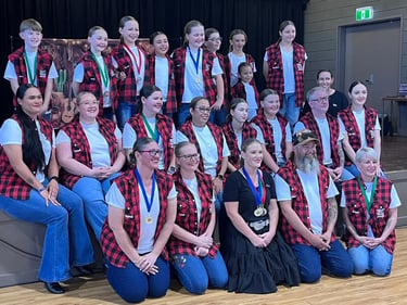 Line Dancing competition team Stomp and Scuff Club Photo in Nerang, Gold Coast - party hire by SweetAz Co.