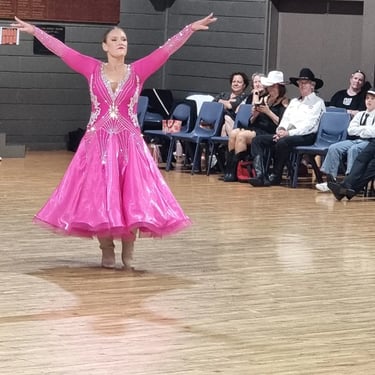 Line Dancing demonstration by competitors at a Fund Raiser in Nerang, Gold Coast - party hire by SweetAz Co.