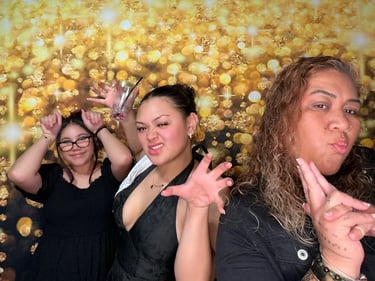 Photo Booth fun times during a Birthday Party in Loganholme, Logan - party hire by SweetAz Co.