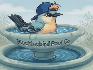 Mockingbird Pool Co. logo