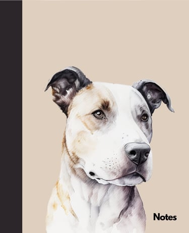 Dog watercolor cover