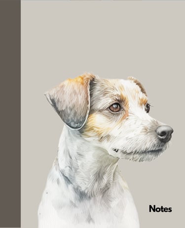 Dog watercolor cover