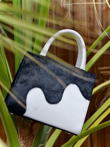 Adiché leather handbag - handcrafted slow fashion accessory