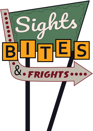 Sights, Bites, & Frights logo