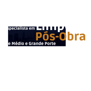 limpeza pós obra 