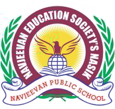 Navjeevan Public School, CBSE affiliated school amidst nature logo