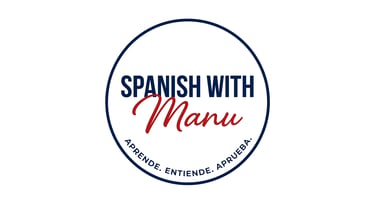 Spanish with Manu logo
