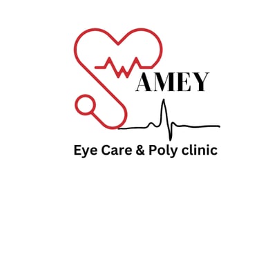 Amey Eye Care and Poly Clinic logo
