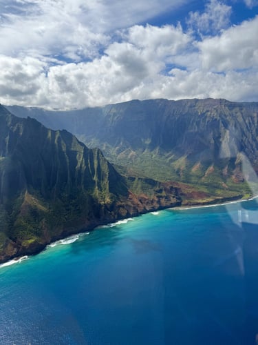 Hawaii dall'alto