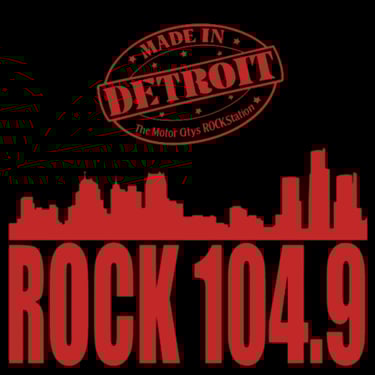 Rock 104.9 Detroit logo