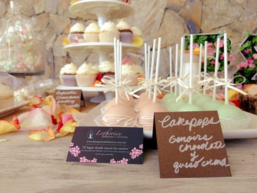 Mesas de postres para eventos
