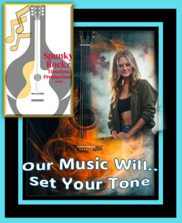 country music, spunky rockz timeless productions label, babygoogetitgirl, music label prodiction logo