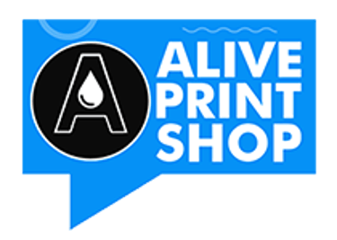 Alive Print Shop logo